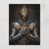 Brave Medieval Knight Briefkaart (Voorkant)