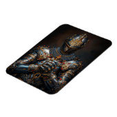 Brave Medieval Knight Magneet (Linkerzijde)