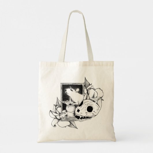 Brave Mouse Tote Bag (Achterkant)