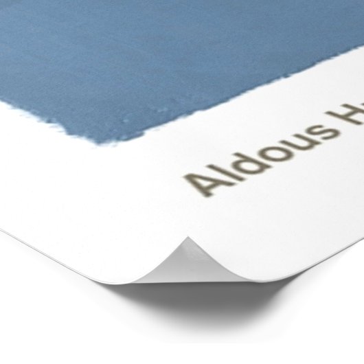 Brave New World Aldous Huxley Dystopian Social Sci Poster (Hoek)