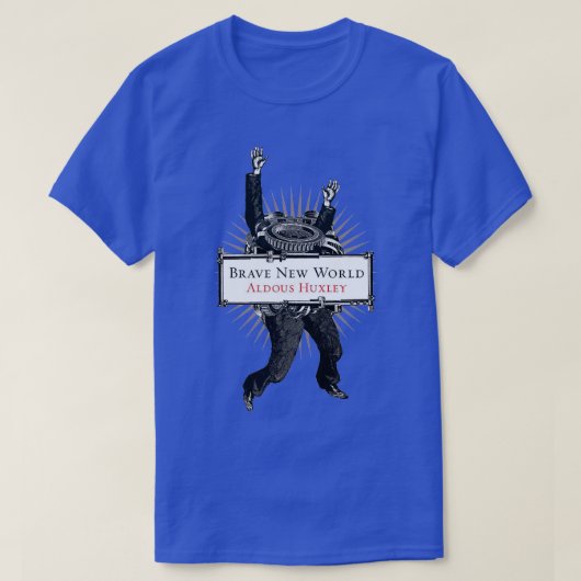 Brave New World Aldous Huxley Hoesje T-shirt (Design voorkant)