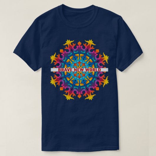 Brave New World Mandala 1 T-shirt (Design voorkant)