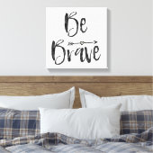 Brave Pijl met hart Canvas Afdruk (Insitu (Slaapkamer))