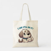 Brave Pup Tote Bag (Achterkant)
