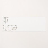 Brave Rabbit Yogamat (Voorkant (horizontaal))