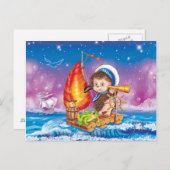 Brave sailor briefkaart (Voorkant / Achterkant)