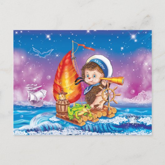 Brave sailor briefkaart (Voorkant)