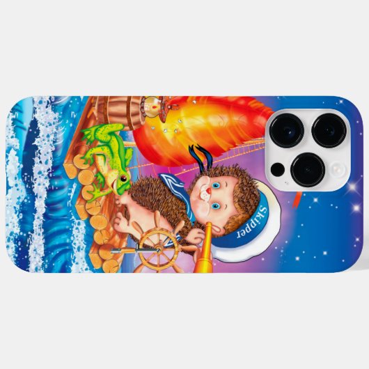 Brave sailor Case-Mate iPhone case (Achterkant (horizontaal))