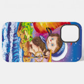 Brave sailor iPhone hoesje (Achterkant horizontaal)