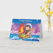 Brave sailor kaart (Gele Bloem)