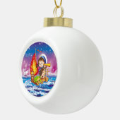Brave sailor keramische bal ornament (Rechts)