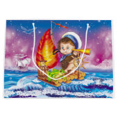 Brave sailor large cadeautasje (Voorkant)