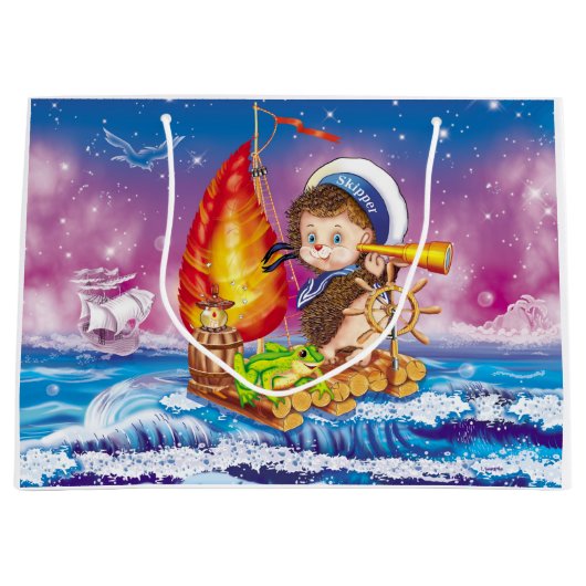 Brave sailor large cadeautasje (Voorkant)