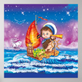 Brave sailor poster (Voorkant)