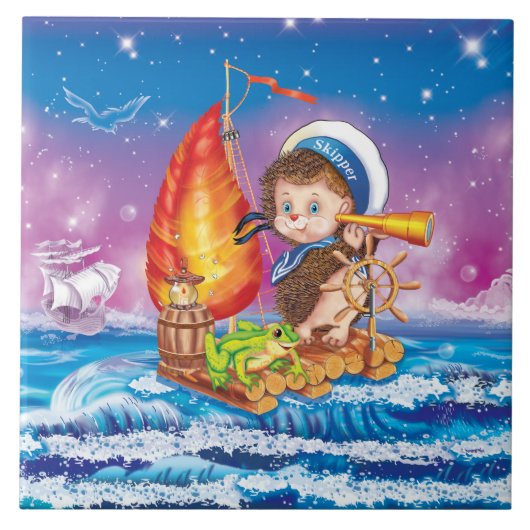 Brave sailor tegeltje (Voorkant)