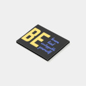 BRAVE SOORT ONOPGESLAAGD UZELF POST-IT® NOTES (Schuin)