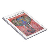 Brave Spirit Elephant Art Spiral notebook Notitieboek (Rechterzijde)