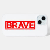 Brave Stamp Case-Mate iPhone Case (Achterkant (horizontaal))