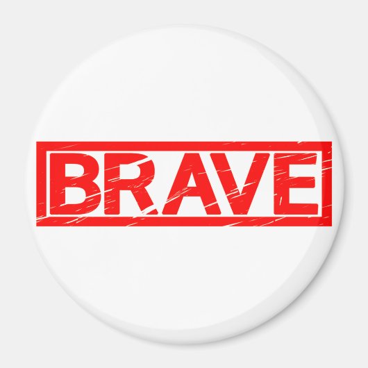 Brave Stamp Magneet (Voorkant)