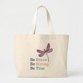 Brave Sterke True Dragonfly Grote Tote Bag (Voorkant)