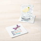 Brave Sterke True Dragonfly Kartonnen Onderzetters (Insitu)