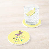 Brave Sterke True Dragonfly Zandsteen Onderzetter (Zijkant)