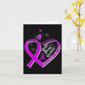 Brave Sterke Veerkrachtige Fibromyalgie Warrior Aw Kaart (Gele Bloem)