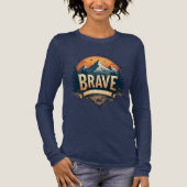 Brave T-Shirt Adventure Graphic T-shirt voor Vrouw (Voorkant)