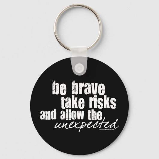 Brave take Risico's Sleutelhanger (Voorkant)