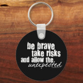 Brave take Risico's Sleutelhanger (Voorkant)