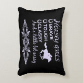 Brave Tough Classy Horse Accent Kussen (Voorkant(Verticaal))