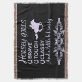 Brave Tough Classy Horse Deken (Voorkant Verticaal)