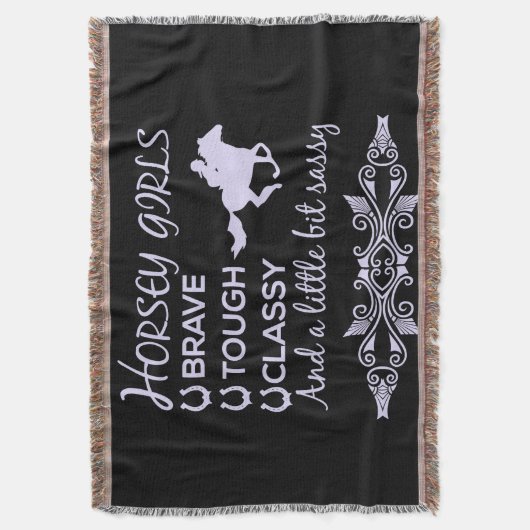 Brave Tough Classy Horse Deken (Voorkant Verticaal)