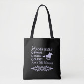 Brave Tough Classy Horse Tote Bag (Voorkant)