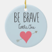 Brave Tribal Beer Gepersonaliseerd Keramisch Ornament (Achterkant)