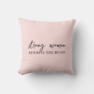 Brave Vrouwen Maken Geschiedenis Roze Kussen