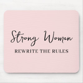 Brave Vrouwen Maken Geschiedenis Roze Muismat