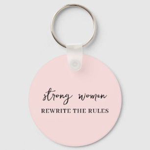 Brave Vrouwen Roze Feministische Citaat Sleutelh Sleutelhanger