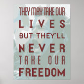 Bravehart Quote Poster (Voorkant)