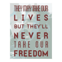 Bravehart Quote Poster