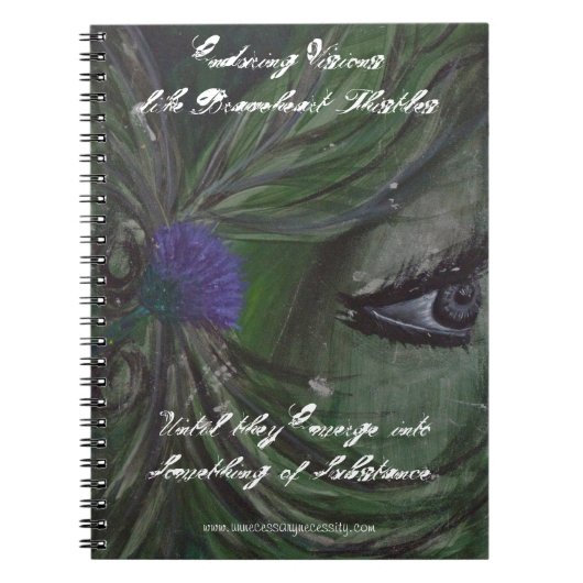 Bravehart Thistle Journal Notitieboek (Voorkant)