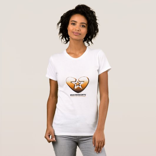 Braveharten Logo Gold T-shirt (Voorkant volledig)