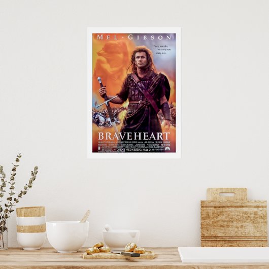 Bravehartfilm Poster (Keuken)