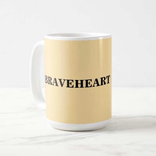 BRAVEHEART COFFEE MOK (Voorkant links)
