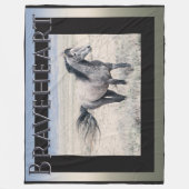 BraveHeart Fleece Deken (Voorkant)