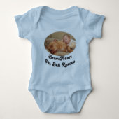 BraveHeart Pit Bull Rescue Baby Romper