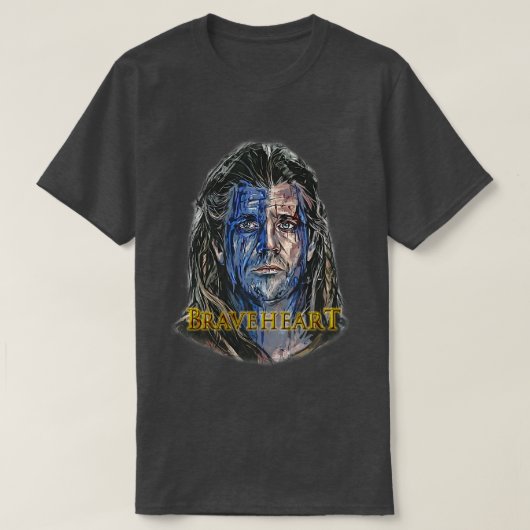 Braveheart William Wallace T-shirt (Design voorkant)