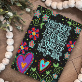 "Braver, slimmer, sterker leuk Inspirerend citaat Kaart