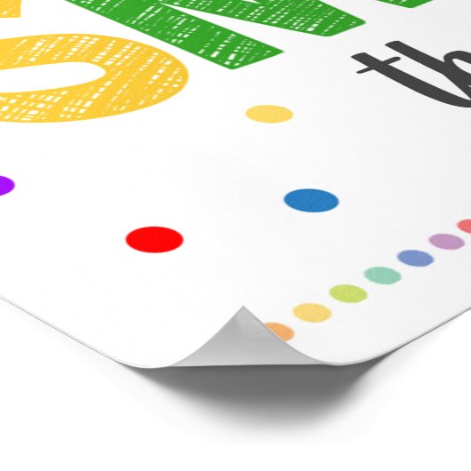 Braver Smarter Stronger Rainbow Classroom Poster (Hoek)