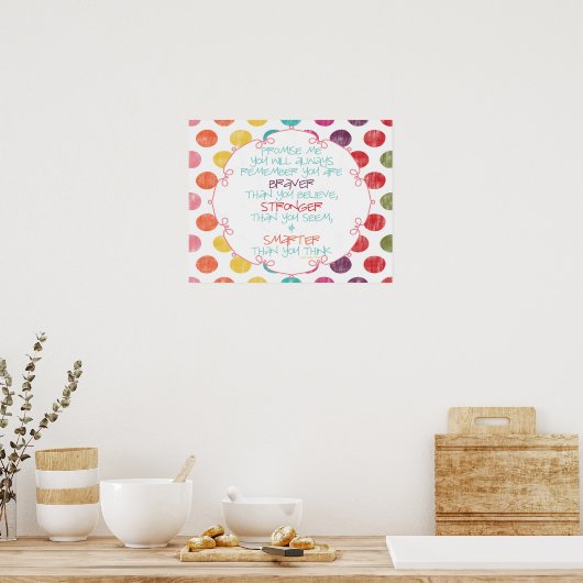 Braver, Sterker, Slimmer Poster (Keuken)